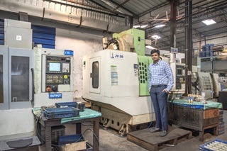 Asha Industries CNC machine setup powered by LMW solutions